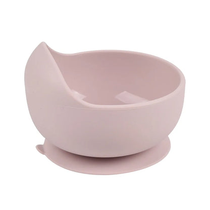 Baby Silicone Suction Bowl with Spoon | Waterproof Kids Feeding Tableware