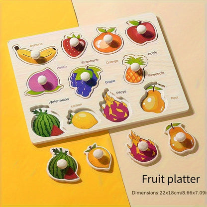 Montessori Shape Puzzle Board | Geometry Learning Toy for Toddlers & Preschoolers