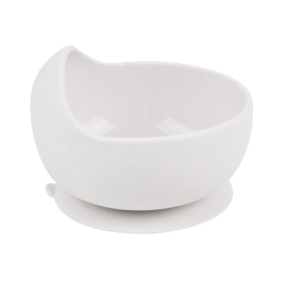 Baby Silicone Suction Bowl with Spoon | Waterproof Kids Feeding Tableware