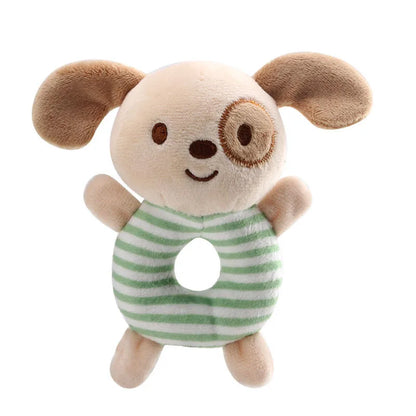 Baby Animal Plush Rattle Hand Ring Toy