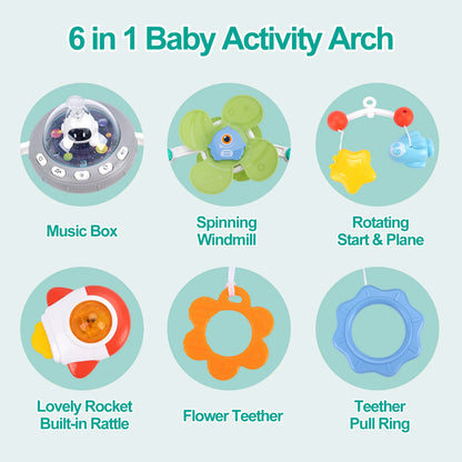 Baby Stroller & Pram Activity Arch Toy