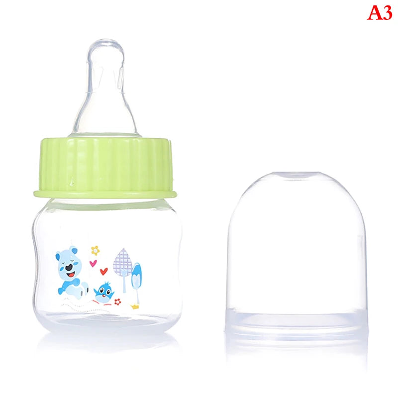 50ml Mini Portable Baby Nursing Bottle | BPA-Free Newborn Feeder for Milk, Juice & Fruit | 3 Colours