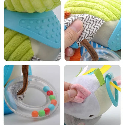 Baby Soft Plush Animal Pram Toy