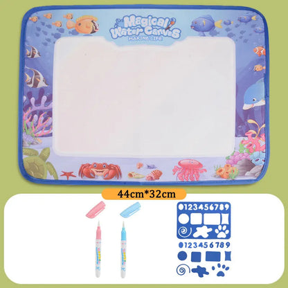 Kids Water Doodle Drawing Mat | Mess-Free Montessori Colouring Mat for Toddlers 3–8 Years