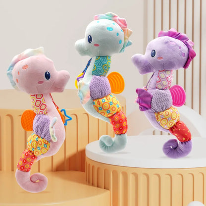 Baby Seahorse Musical Rattle Soft Toy