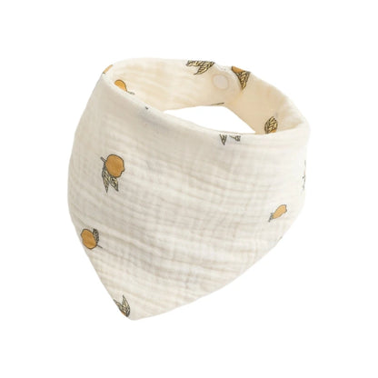 Baby Bandana Bib | Muslin Drool Bib for Teething Infants 0-12 Months
