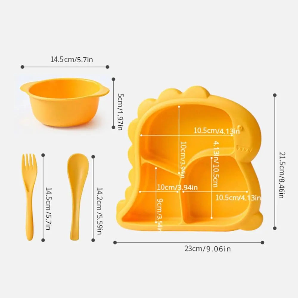 Kids Dinosaur Dinnerware Set