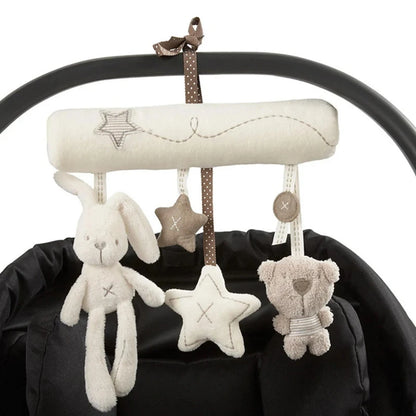 Baby Rabbit Plush Hanging Stroller Toy