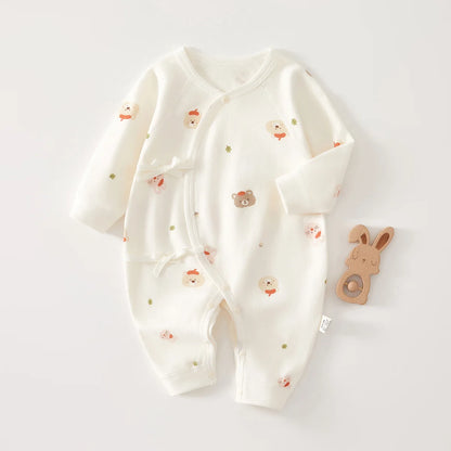 Baby Unisex Four Season Jumpsuit | Cute Print Romper 0-6 Months