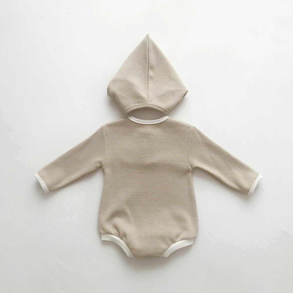 Baby Romper with Matching Hat — Cotton Unisex 0-12 Months