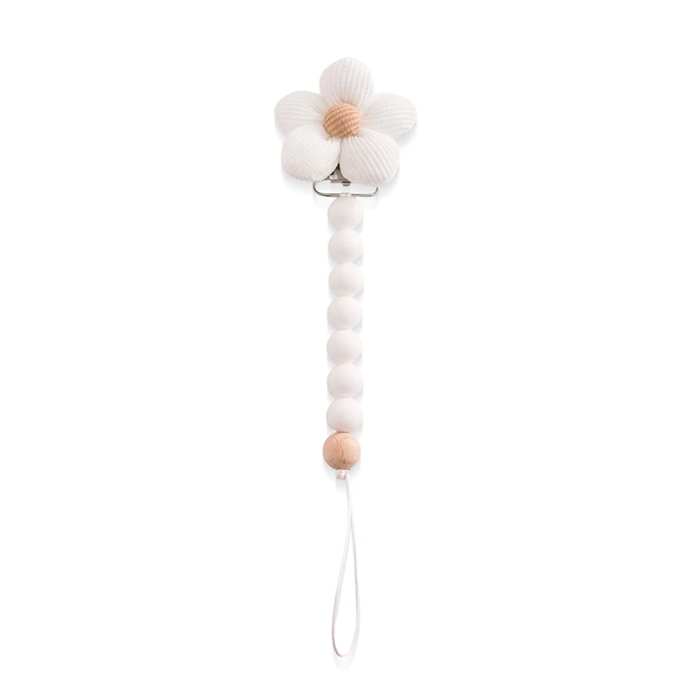 Baby Silicone Teether & Pacifier Chain Set
