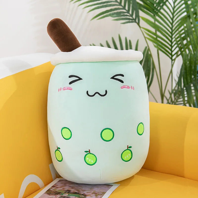 Kawaii Boba Bubble Tea Plush Toy | Soft Stuffed Milk Cup Pillow | 14 Styles | 24cm