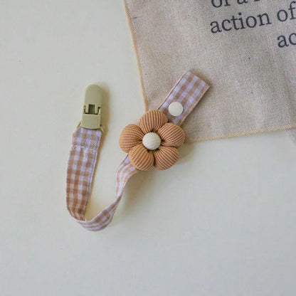 Baby Pacifier Clip Chain | Cute Bear Dummy Holder for Newborns