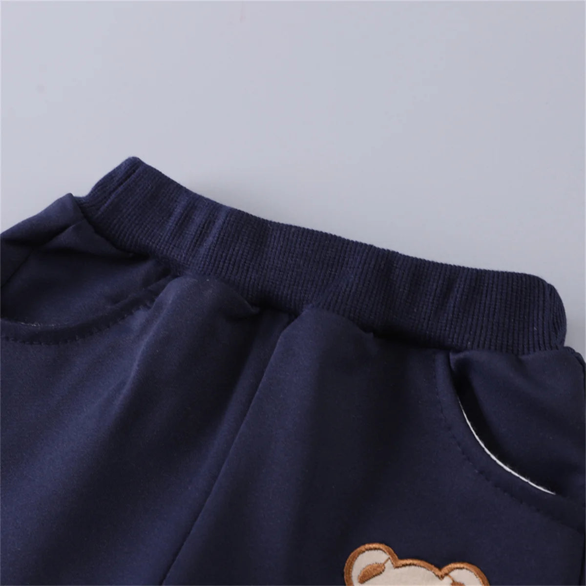 Baby Bear Embroidered Hoodie Set 2PCS | Long Sleeve 3-24 Months