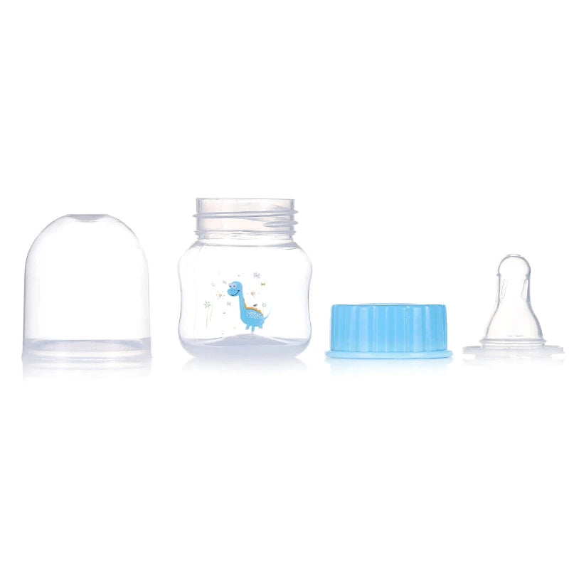 50ml Mini Portable Baby Nursing Bottle | BPA-Free Newborn Feeder for Milk, Juice & Fruit | 3 Colours