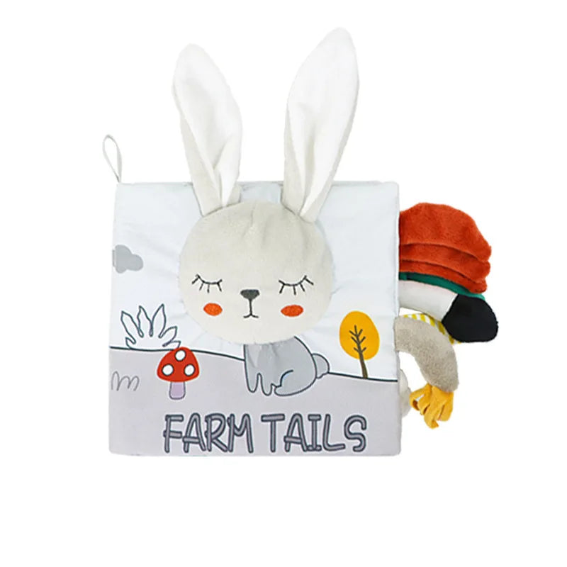 Soft 3D Sensory Cloth Book for Babies & Toddlers