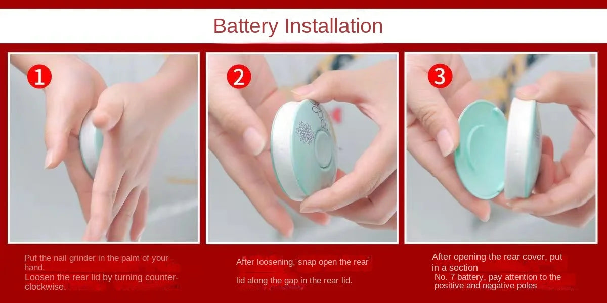 Electric Baby Nail Trimmer & Polisher | Quiet Safe Nail Care for Newborns