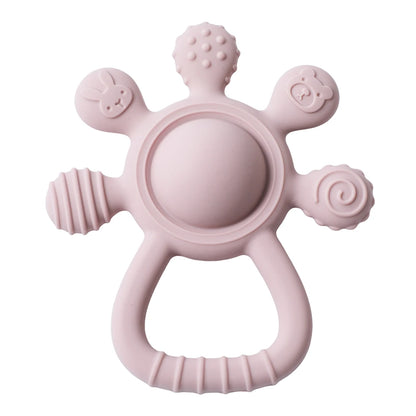 Baby Silicone Teether & Pacifier Chain Set