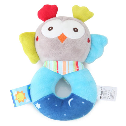 Baby Plush Animal Rattle Toy | Crib Mobile Bed Bell for Newborns 0-12 Months