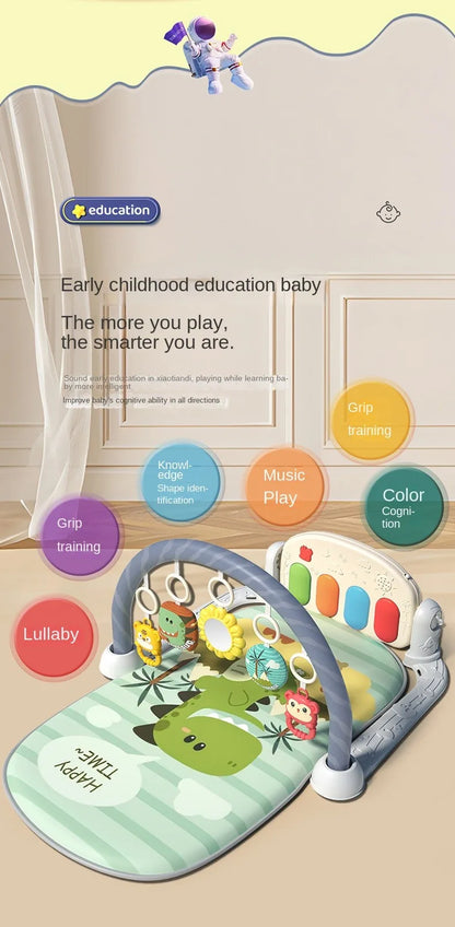 Baby Activity Gym Play Mat | Multifunctional Crawling & Sensory Mat for Infants