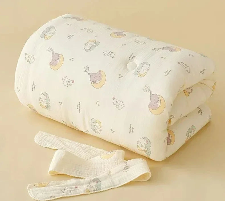 Newborn Bunny Ears Swaddle Blanket | Extra Soft Cotton Wrap