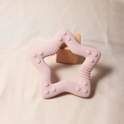 Baby Star & Heart Silicone Teether