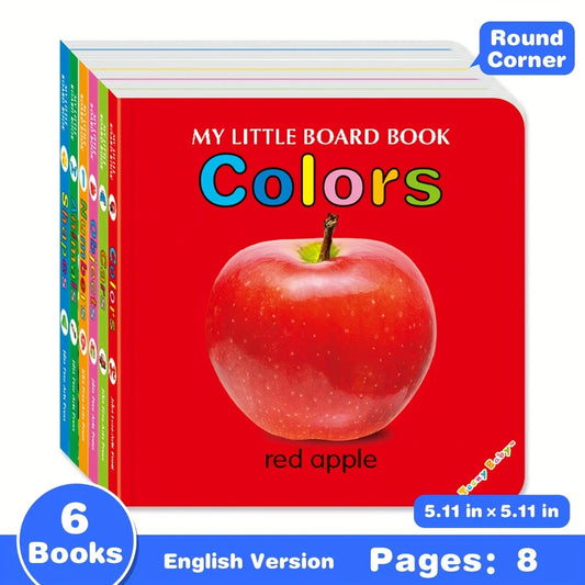 Baby Colourful Pattern Card Books | Interactive Sensory Toy for Newborn Early Development