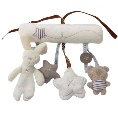 Baby Rabbit Plush Hanging Stroller Toy