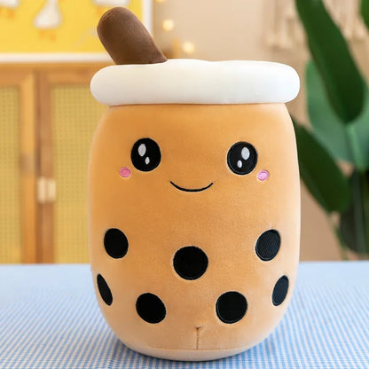 Kawaii Boba Bubble Tea Plush Toy | Soft Stuffed Milk Cup Pillow | 14 Styles | 24cm