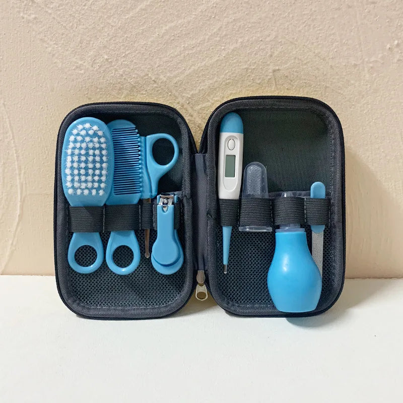 8-Piece Baby Grooming & Healthcare Kit | Nail, Hair & Thermometer Set for Newborns