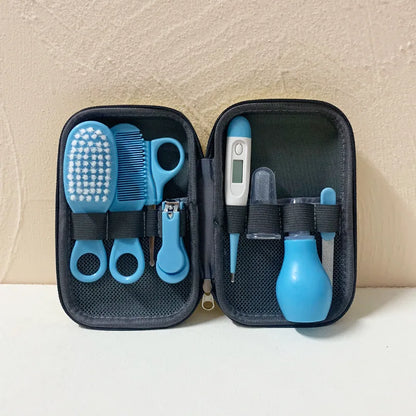8-Piece Baby Grooming & Healthcare Kit | Nail, Hair & Thermometer Set for Newborns