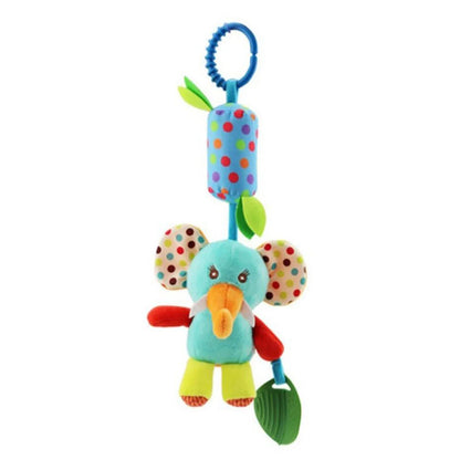 Baby Handheld Rattle & Teether Toy | Animal Character Stroller Toy for Newborns