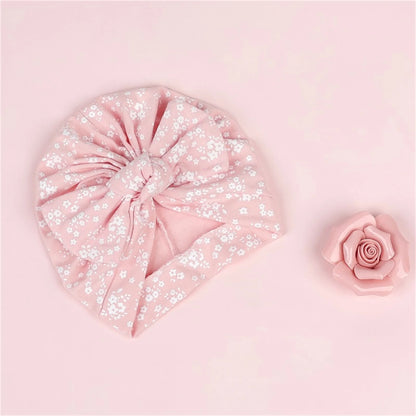 Baby Turban Bow Knot Hat | Soft Beanie Headwrap for Newborns & Toddlers