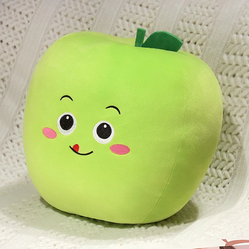 Kawaii Fruit Plush Toy | Soft Stuffed Fruit Pillow Doll | 6 Designs | 10cm, 20cm & 30cm