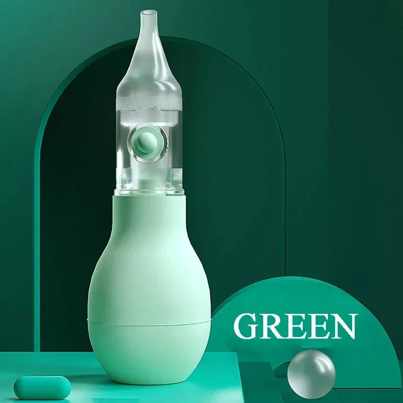 Baby Nasal Aspirator | Soft Silicone Nose Cleaner & Snot Sucker for Newborns, Anti-Backflow