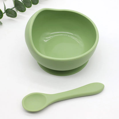 Baby Silicone Bowl & Spoon Set