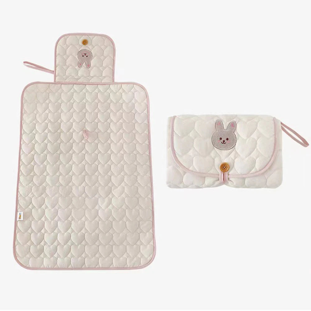 Baby Foldable Changing Mat | Portable Waterproof Nappy Change Pad for Newborns