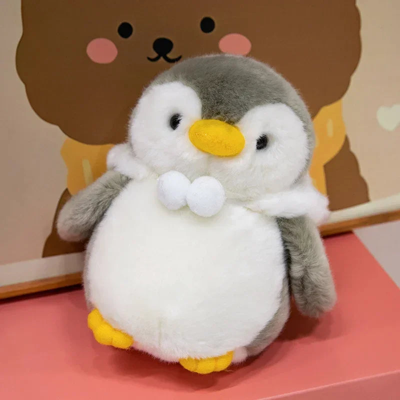 Cute Penguin Plush Toy | Soft Stuffed Animal with Clothes & Hat