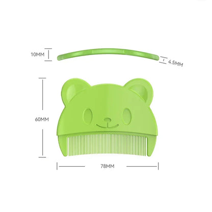 Soft Baby Comb & Silicone Head Massager | Newborn Hair Care Set