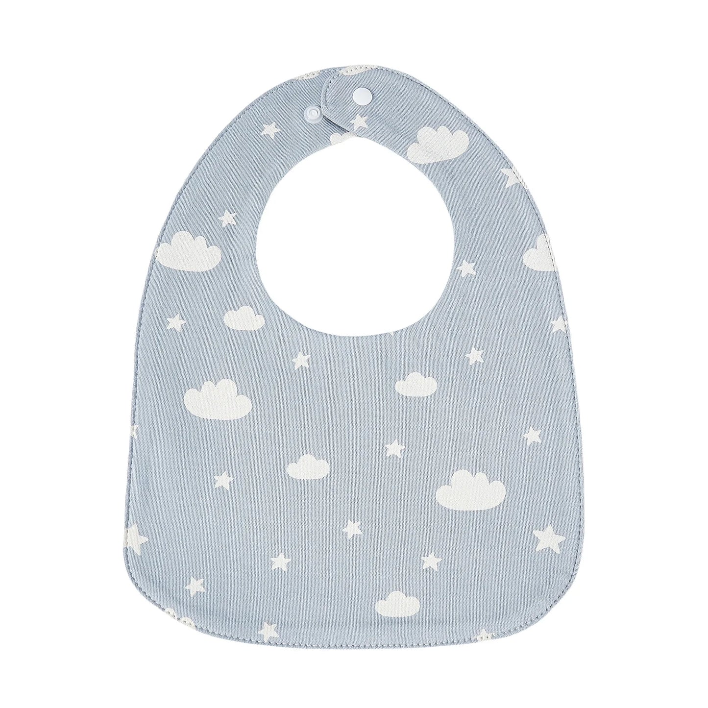 Baby Feeding Bib | Soft Cotton Adjustable Waterproof Bib for Newborns & Infants