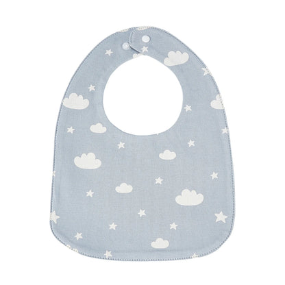 Baby Feeding Bib | Soft Cotton Adjustable Waterproof Bib for Newborns & Infants