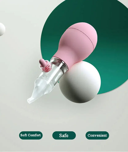Baby Nasal Aspirator | Soft Silicone Nose Cleaner & Snot Sucker for Newborns, Anti-Backflow