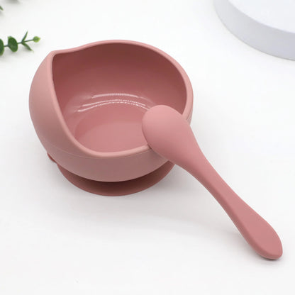 Baby Silicone Bowl & Spoon Set