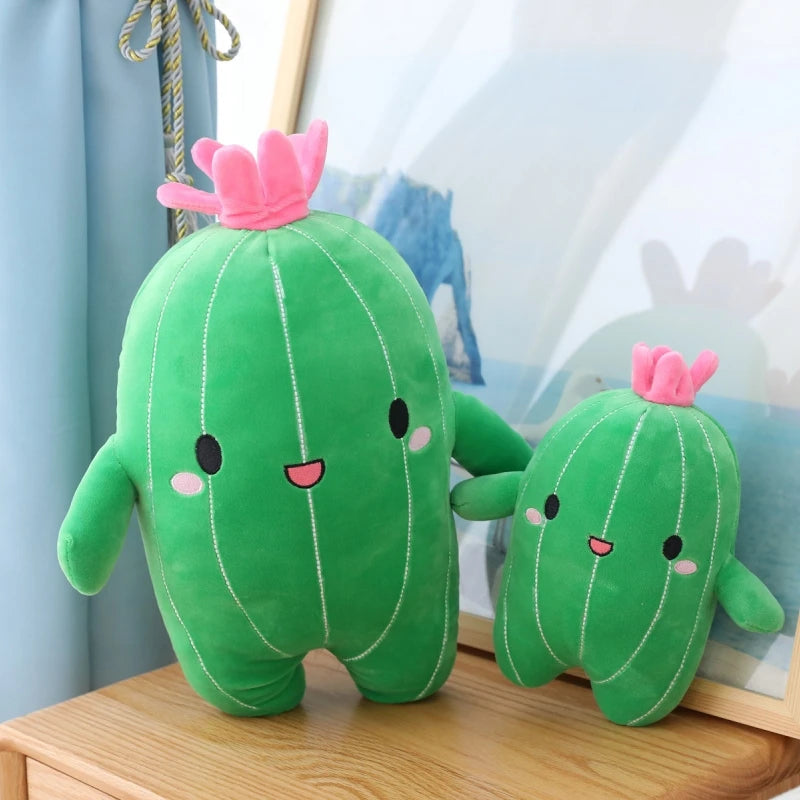 Plush Cactus Toy | Soft Stuffed Plant Pillow Doll | 3 Sizes | 25cm, 40cm & 60cm