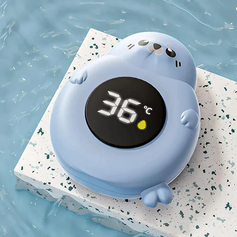 Baby Bath Thermometer | Digital Water Temperature Monitor with LED Display