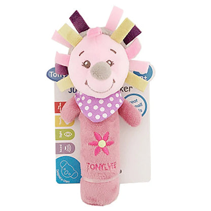 Baby Animal Plush Hand Bell Rattle Toy