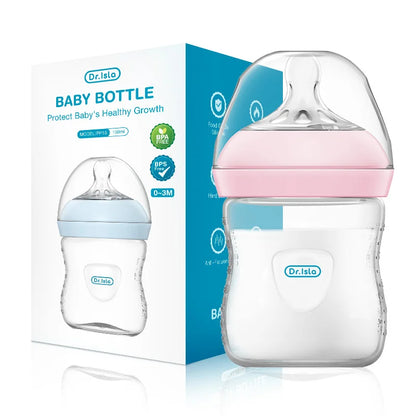 PP Baby Bottle with Handle | Anti-Colic Newborn Feeding Bottle 150ml / 240ml / 330ml