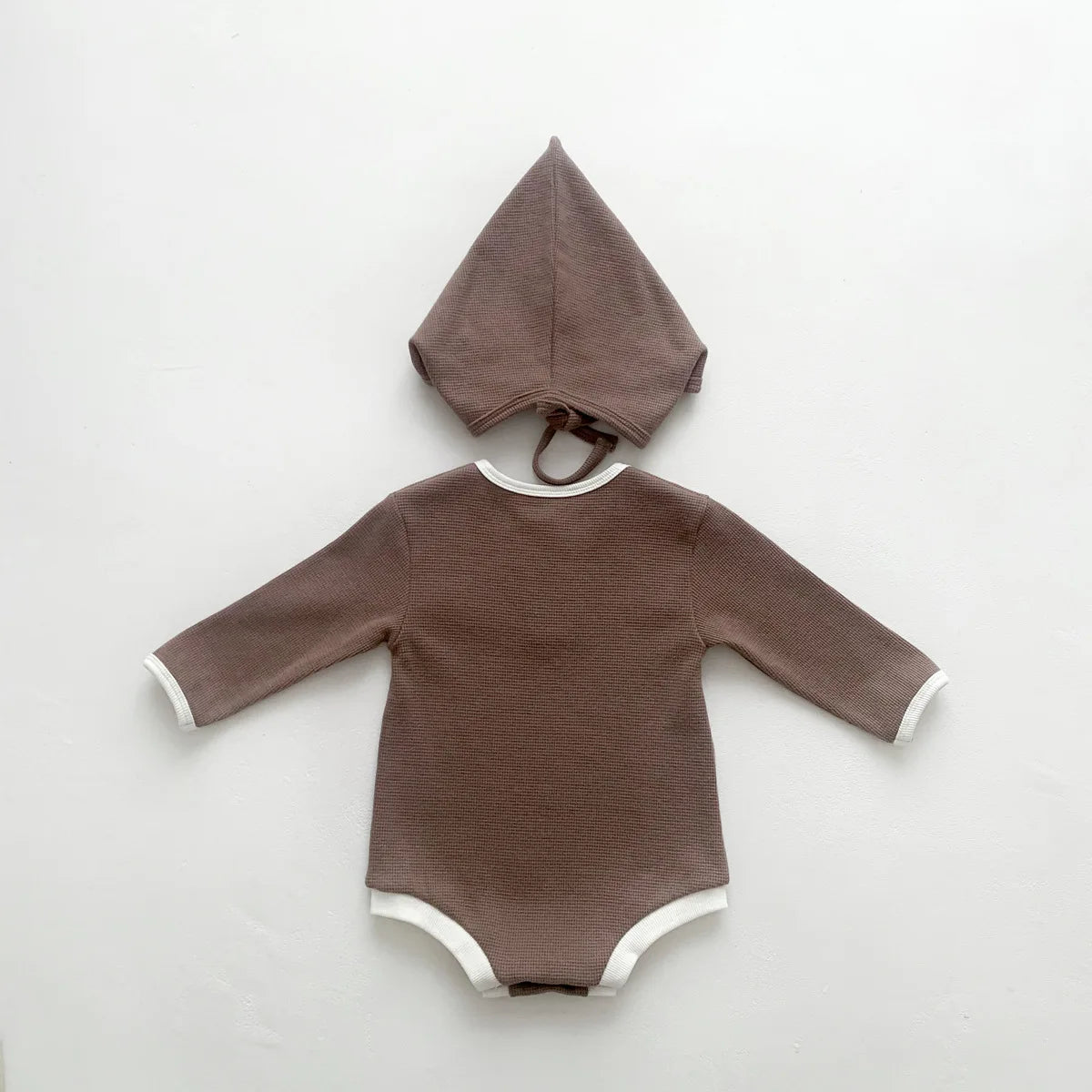 Baby Romper with Matching Hat — Cotton Unisex 0-12 Months
