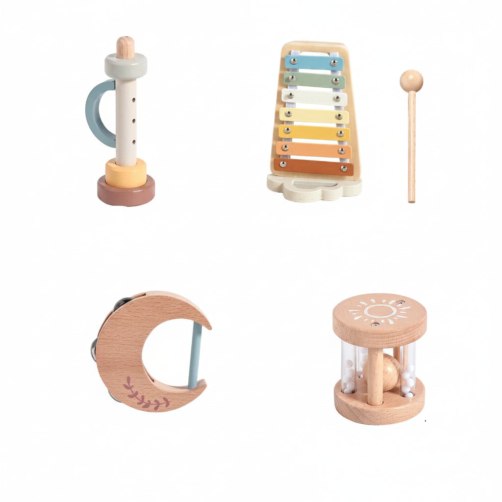 Baby Montessori Musical Instrument Toy | Xylophone, Drum, Maracas & More for 0–3 Years