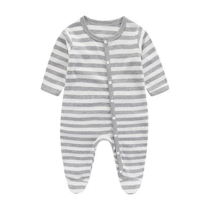 Baby Cartoon Print Romper | Soft Cotton Bodysuit for Newborns 0–9 Months